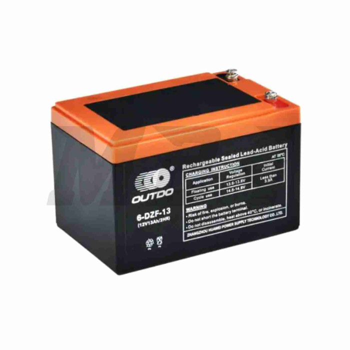Акумулятор AGM 12V 12A 150-101-99mm 6-DZF-12 тяговий "OUTDO" (E-bike, електро вело/скутери 2025)