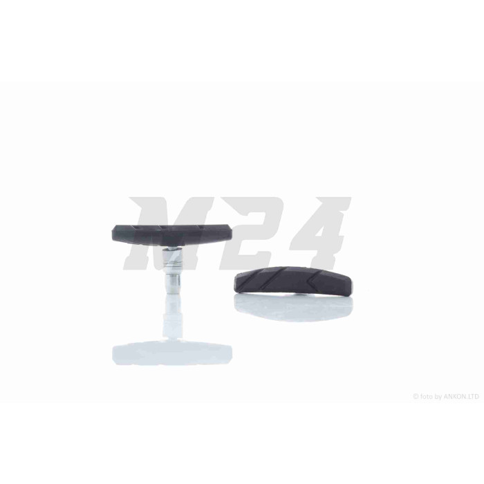 Колодки гальмівні вело V-brake 2шт, регулювання шестигранником #ZP-008
