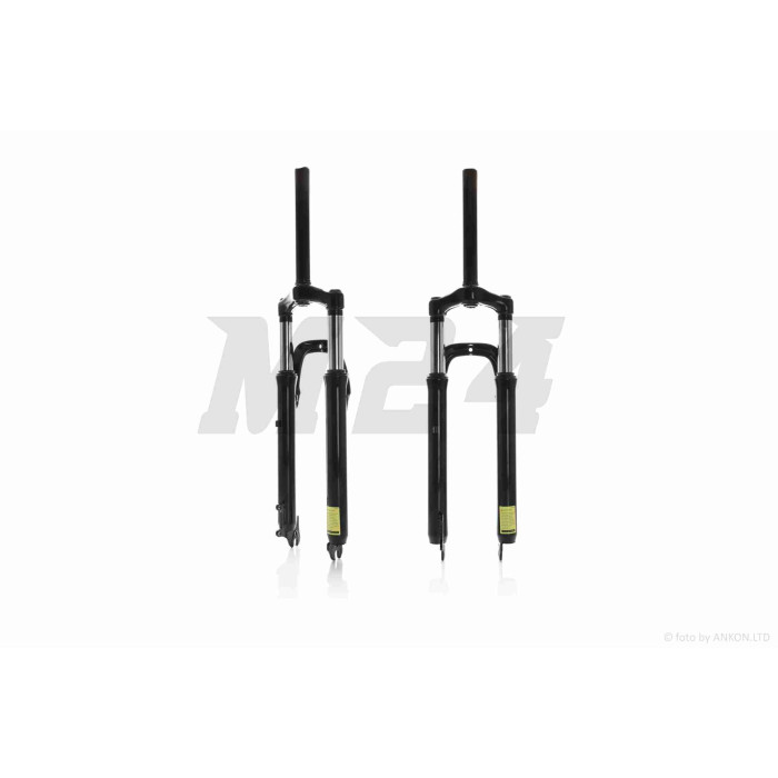 Вилка вело 27.5" 1-1/8" пружинна #QC-013