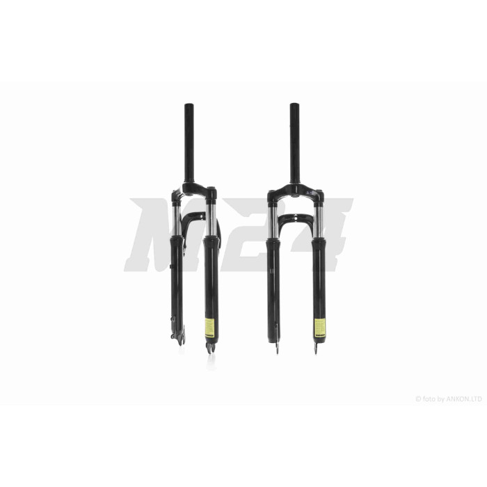Вилка вело 26" 1-1/8" пружинна #QC-012