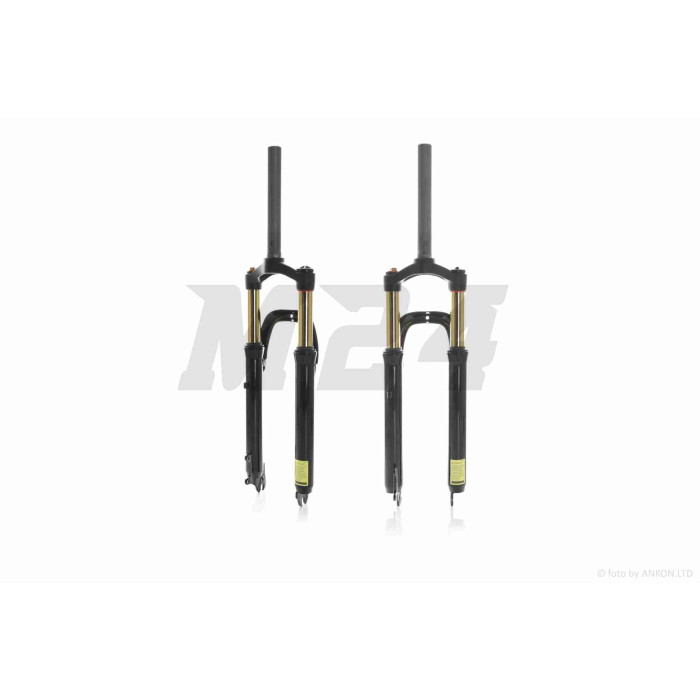 Вилка вело 26" 1-1/8" пневматична, регульована #QC-009