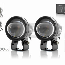 Фари додаткові діодні круглі, D55, 12-80V, IP67, біле/жовте світло #LPS-812-PRO