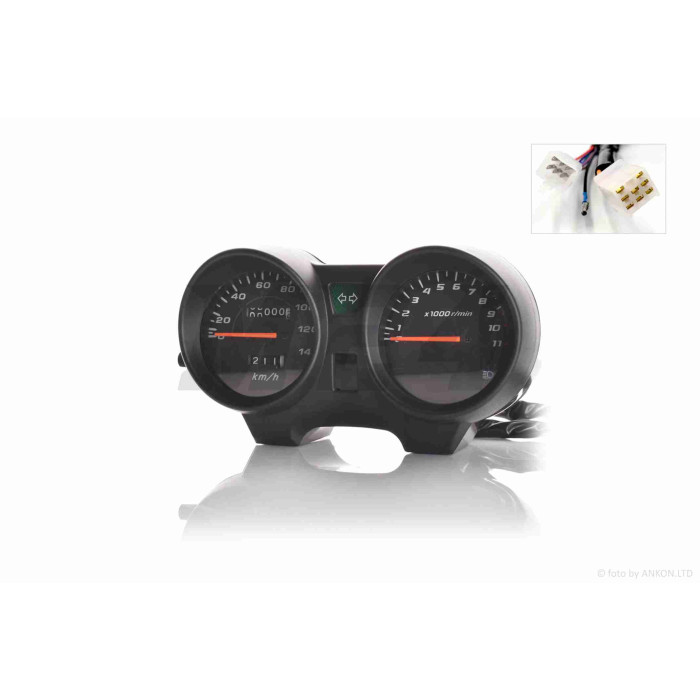Панель приладів MUSSTANG ALFA NEW #MT125-8F 140км/ч