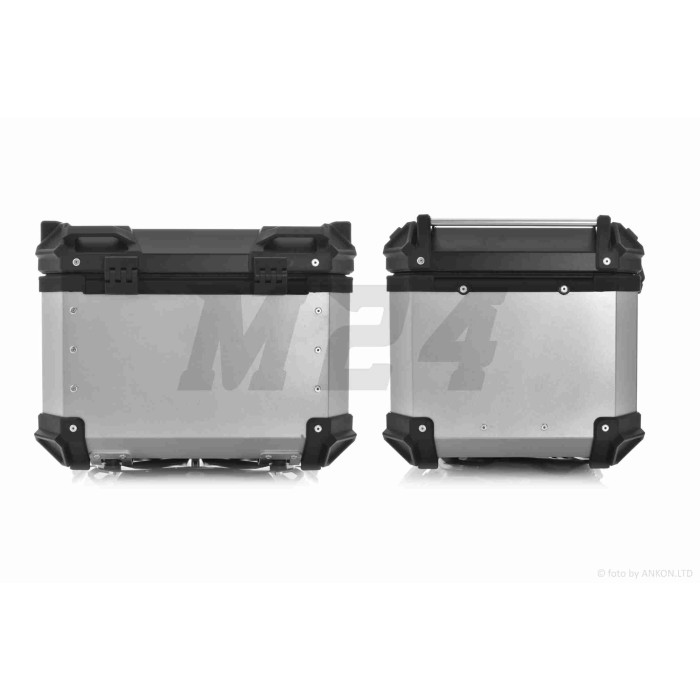 Кофр 42L 410*330*310mm алюминиевый, серебристый