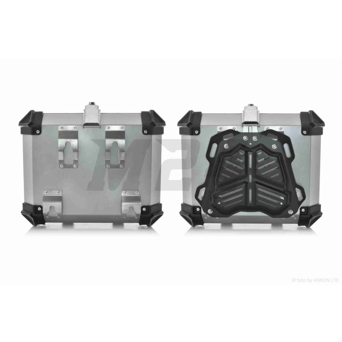 Кофр 42L 410*330*310mm алюминиевый, серебристый