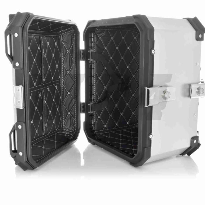 Кофр 42L 410*330*310mm алюминиевый, серебристый