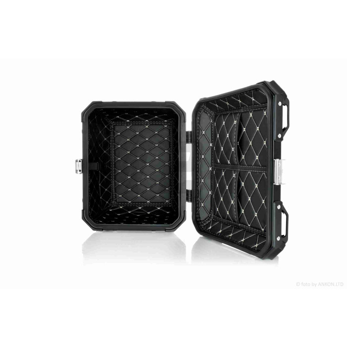Кофр 42L 410*330*310mm алюминиевый, серебристый
