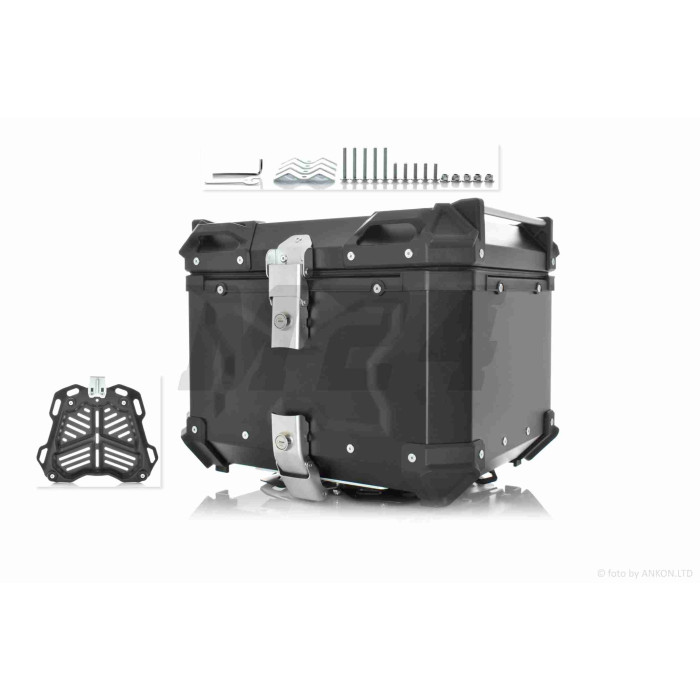 Кофр 42L 410*330*310mm алюмінієвий, чорний