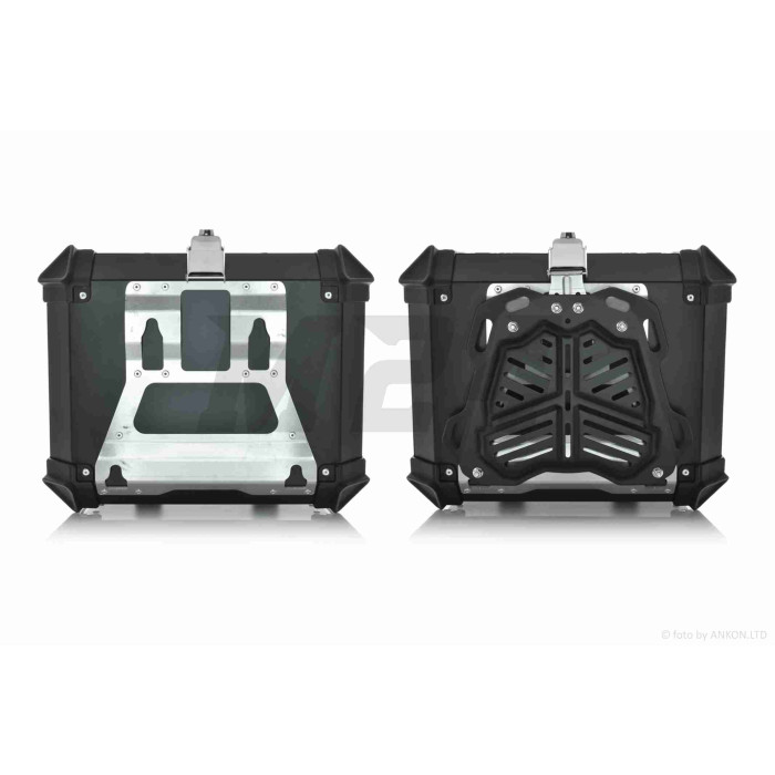 Кофр 42L 410*330*310mm алюмінієвий, чорний