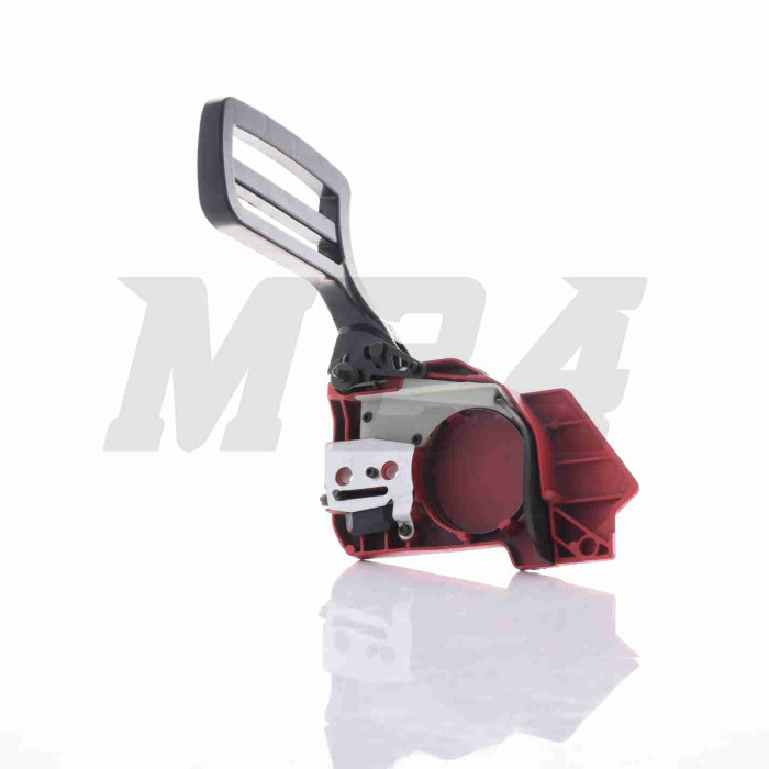 Кришка гальма пилки Goodluck 5800/6200 в зборі, металева, червона