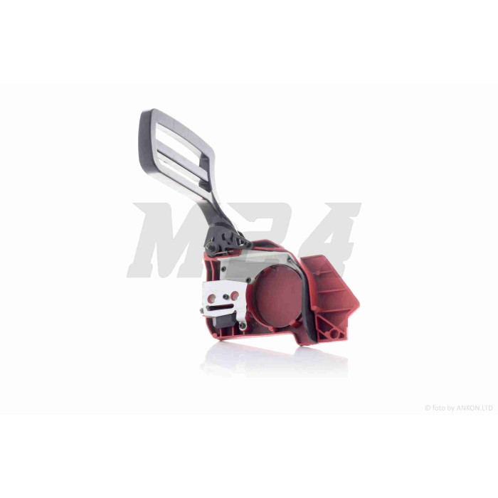 Кришка гальма пилки Goodluck 5800/6200 в зборі, металева, червона