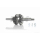 Колінвал м/б 168F під шпонку 20mm +гайка, шпонка