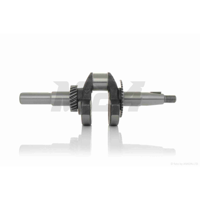 Колінвал м/б 168F під шпонку 20mm +гайка, шпонка