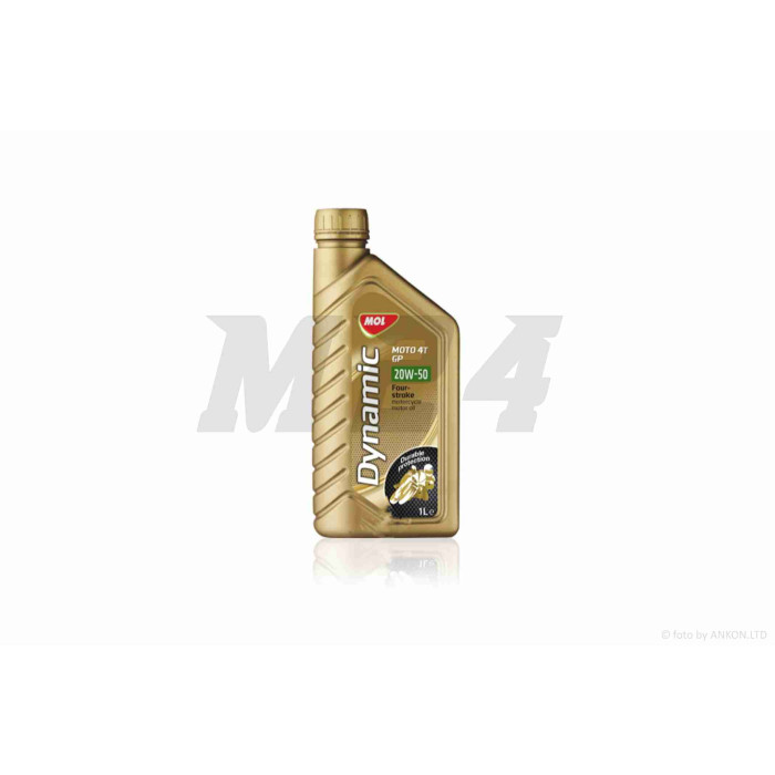 Олія моторна 4T, 1л мінералка "MOL DYNAMIC MOTO" (20W50, GP)