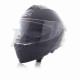 Шолом трансформер "IBK" (#900 чорно-матовий, окуляри, XL)
