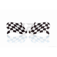 Наклейка Racing Flag 2шт (80-45mm)