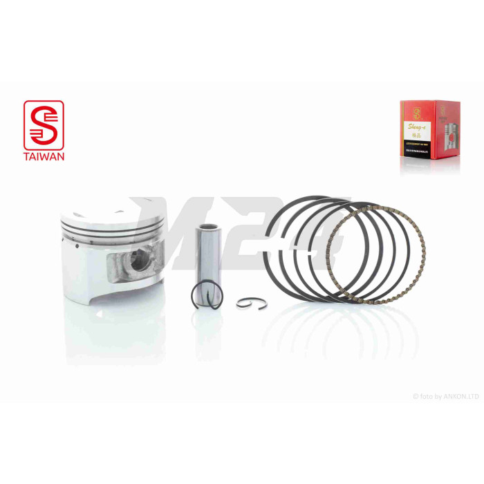 Поршень к-кт CYGNUS XC125, BELUGA 125 STD 49.00 p-13 "SEE" (Sheng-E) ТАЙВАНЬ
