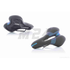 Седло вело спортивное с вентиляцией, черно-синие GEL "ROADRIDE" #SD-8067