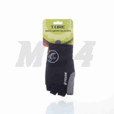 Рукавички вело "TORE" без пальців, XL, чорні #ST-010