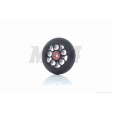 Колесо на самокат із підшипником 608-2RS, металеве, бірюзове, D100mm #LZ-001-4