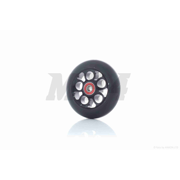 Колесо на самокат із підшипником 608-2RS, металеве, бірюзове, D100mm #LZ-001-4