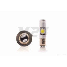 Лампа фари діодна P15D-25-1 12V 35/35W 1 вус, 2 кристали "LED"