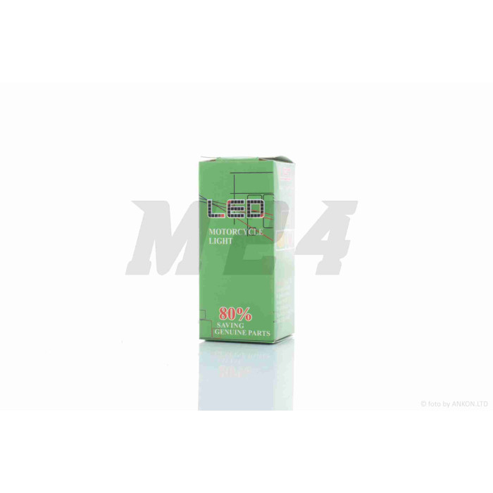Лампа фари діодна P15D-25-1 12V 35/35W 1 вус, 2 кристали "LED"
