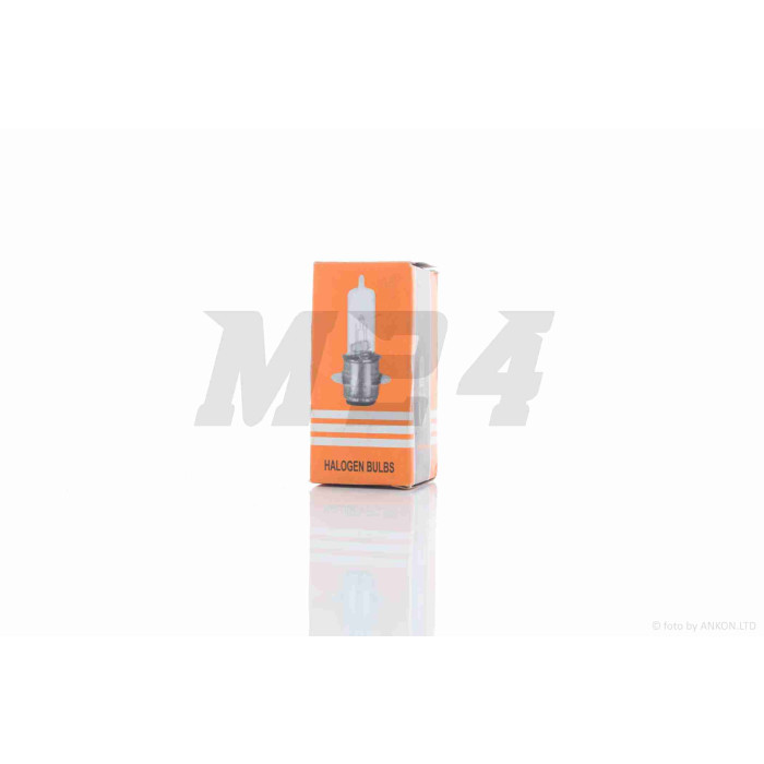 Лампа фари P15D-25-1 12V 35/35W 1 вус, синя "