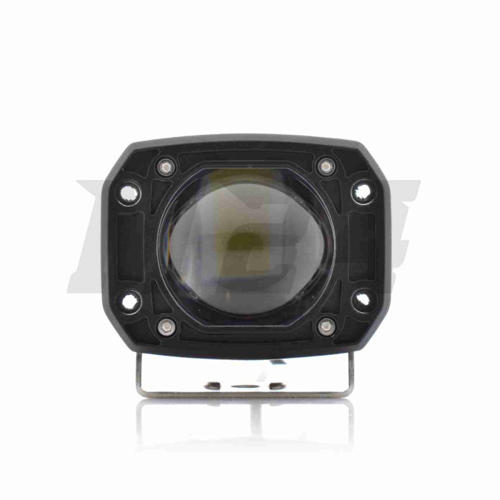 Фара додаткова діодна прямокутна, 80-65mm, 12-80V, IP67, біле/жовте світло #LPS-808 "L"