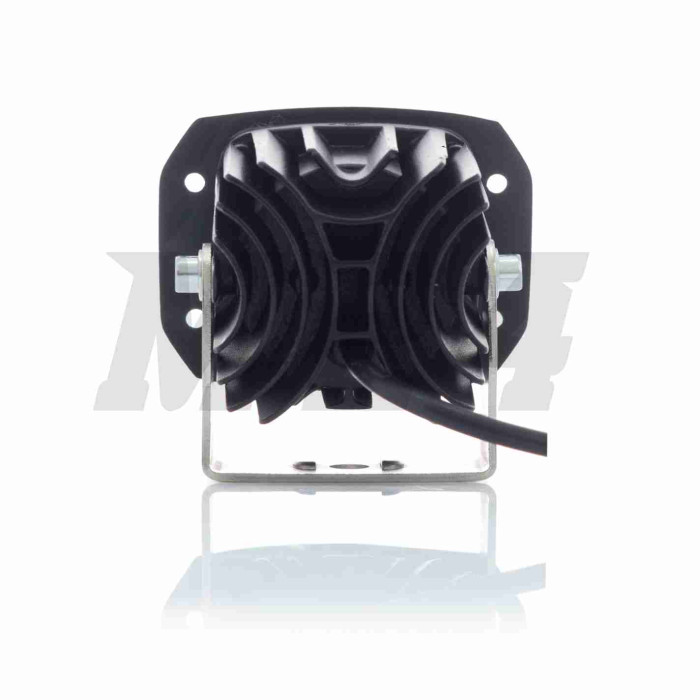 Фара додаткова діодна прямокутна, 80-65mm, 12-80V, IP67, біле/жовте світло #LPS-808 "L"