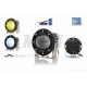 Фара додаткова діодна кругла, D75, 12-80V, IP67, біле/жовте світло #LPS-807-PRO