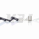 Фари додаткові (пара) діодні овальні, 70-55mm, 12-20V, IP67, біле/жовте світло #PRO