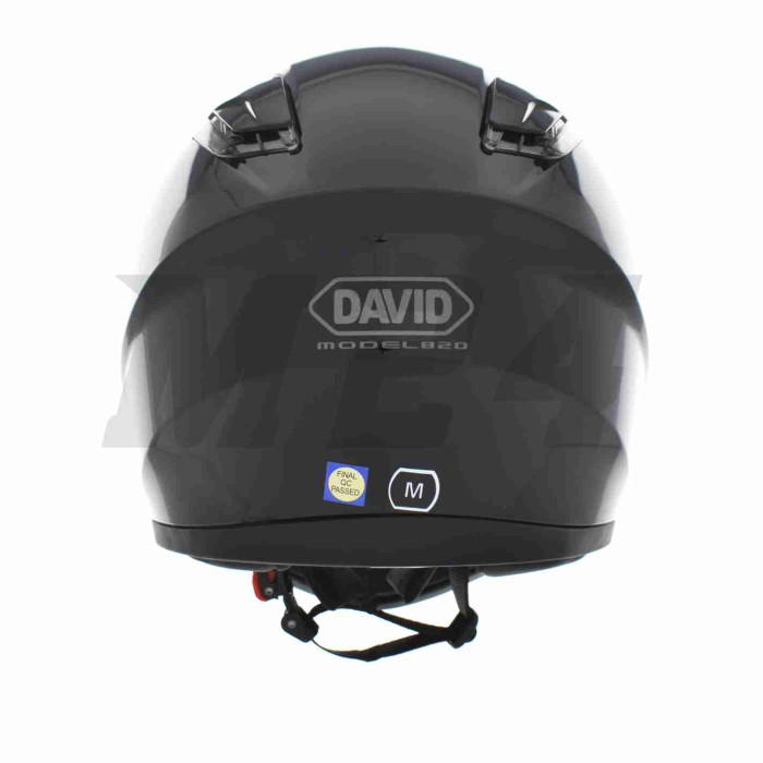 Шлем интеграл "DAVID" (#D820, черный глянцевый, XL, ABS)
