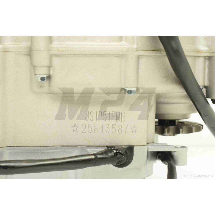 Двигун JS1P51FMH 110cc, напівавтомат, нижній електростартер, захист картера "JIANSHE"