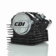 Головка циліндра 162FMJ CB150 D62, d26/31.5 у зборі #PRO "LIPAI" (чорна)