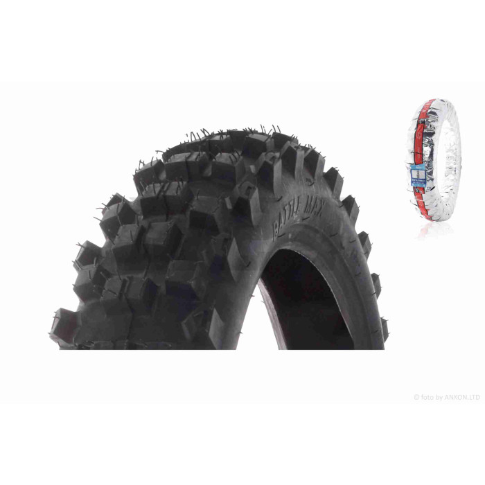 Покришка мото 18" 110/100-18 #BATTLE MAX TL крос "SERVIS" ПАКИСТАН