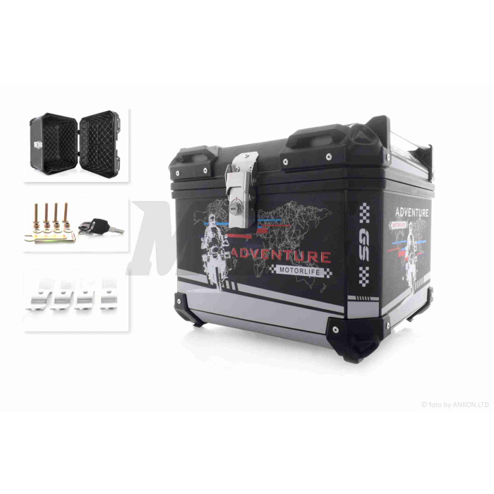 Кофр 42L 410*330*310mm #HJ-1485 полипропиленовый, черный