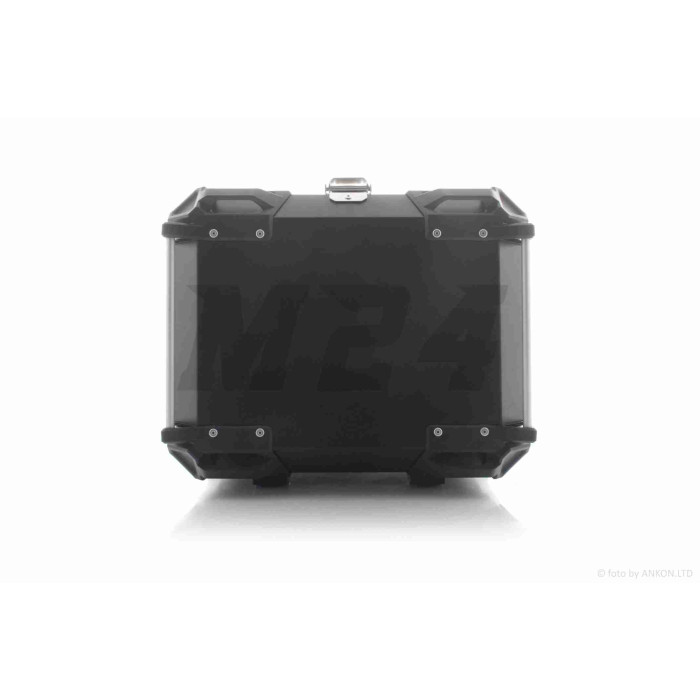 Кофр 42L 410*330*310mm #E-706 алюмінієвий, чорний