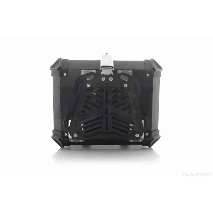 Кофр 42L 410*330*310mm #E-706 алюмінієвий, чорний
