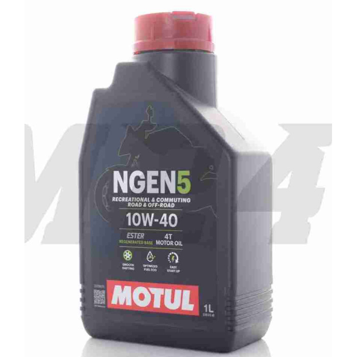 Олія моторна 4T, 1л напівсинтетика "MOTUL" (10W40, NGEN5, ROAD/OFF-ROAD) ФРАНЦІЯ