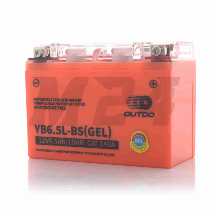 Акумулятор GEL 12V 6.5A 138-65-100mm 12N6.5L-BS "OUTDO" (2024)