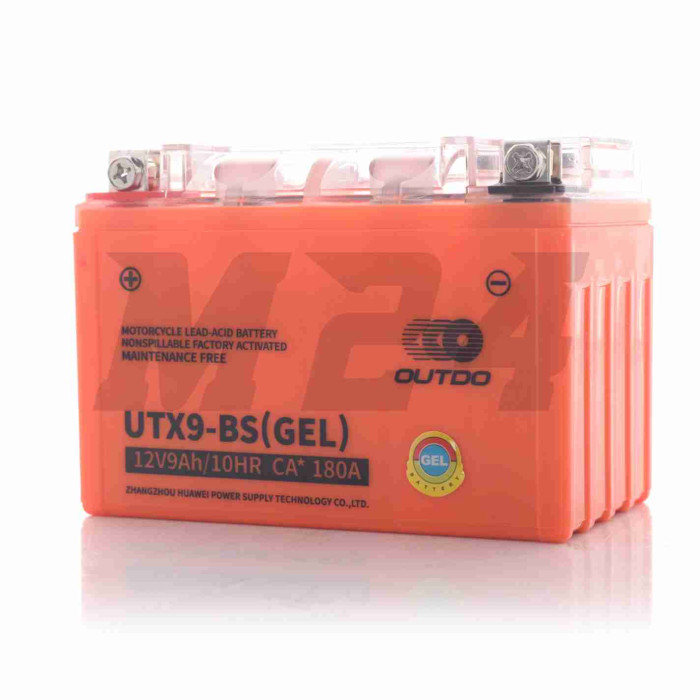 Акумулятор GEL 12V 9A 150-86-107mm UTX9-BS (YTX9-BS) "OUTDO" (2024)