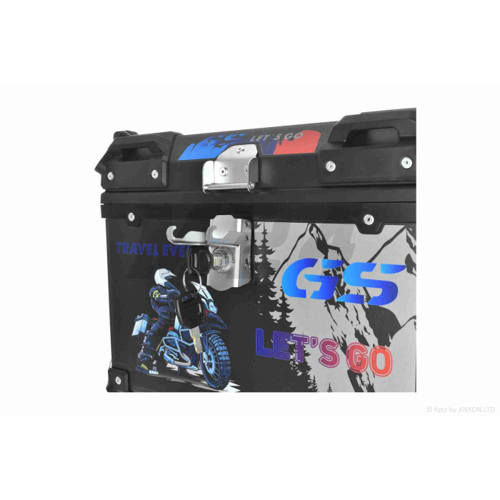 Кофр 60L 460*400*330mm #1592 "MOTO LIFE"