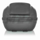 Кофр 410*410*310mm полипропиленовый, съемный, мягкая спинка #E36 (черно-серебристый)