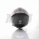 Шолом трансформер "IBK" (#900 чорний матовий, Carbon, M, окуляри)
