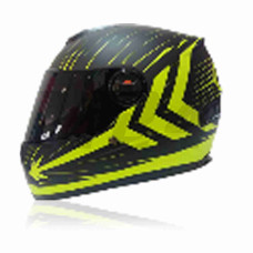 Шолом інтеграл "GHB" #M61-Speedo чорно-салатовий, L