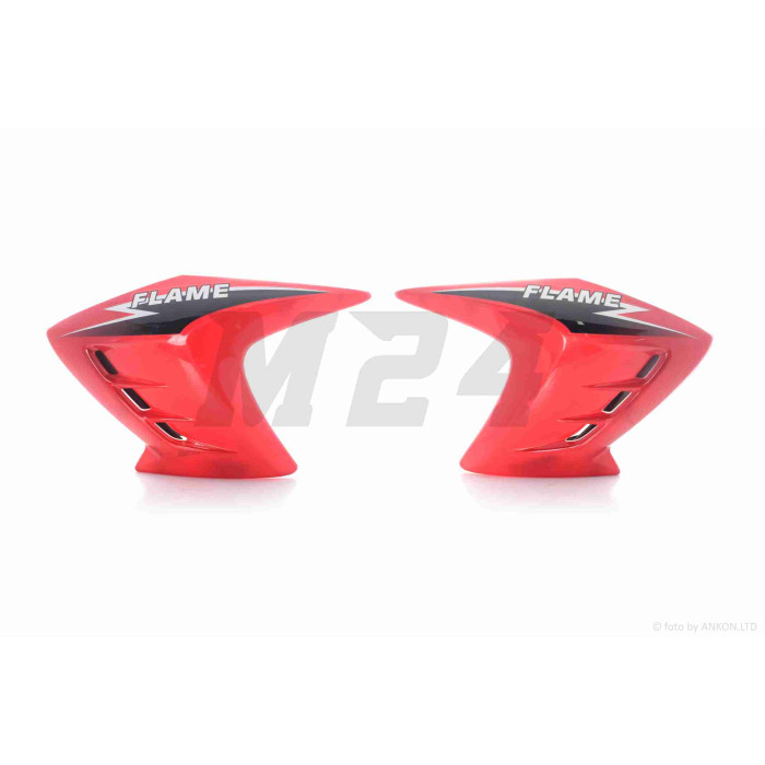 Пластик FLAME 150 накладки бака, красный "SKYMOTO"