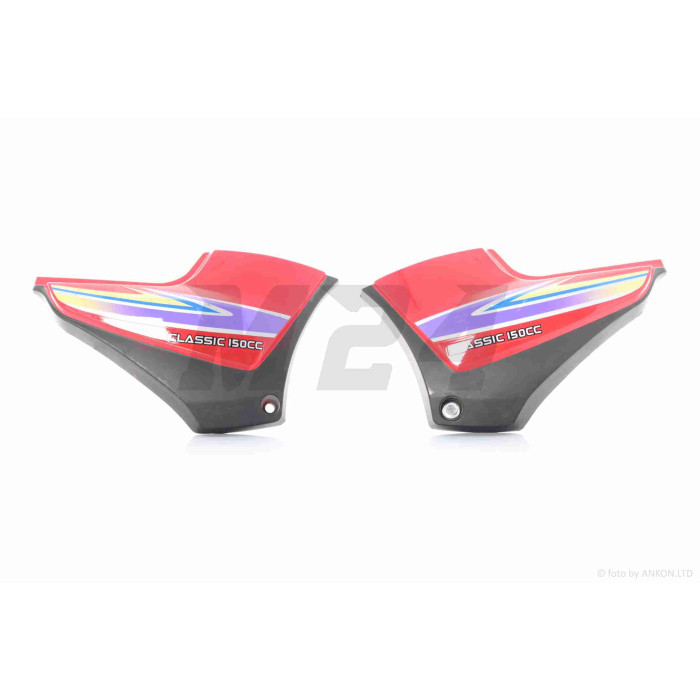Пластик RANGER 150 боковая пара на бардачок, красные "SKYMOTO"
