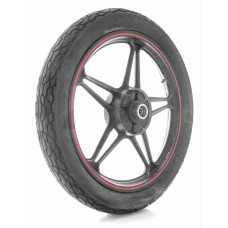 Диск колеса задний 18"-1.85 FLAME 150 в сборе, литое "SKYMOTO" (черное) +покрышка 3.25