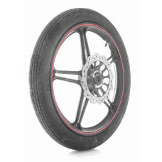Диск колеса передній 18"-1.6 FLAME 150 у зборі, лите "SKYMOTO" (чорне) +покришка 2.75